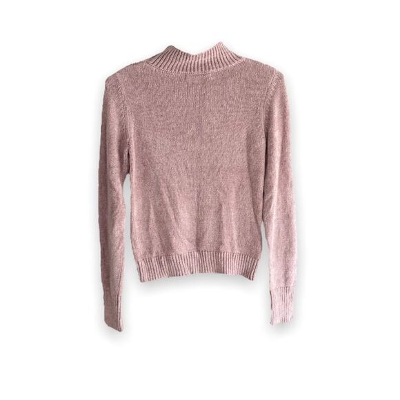 CATHERINE MALANDRINO | Soft Pale Pink Turtleneck Sweater (M) - Picture 2 of 4